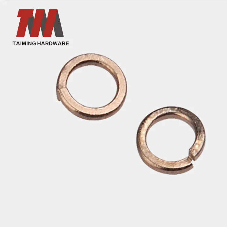 Hardware Assorted Flat Ring Custom Copper Washer Golden Plated Brass Spring Lock Washers Or