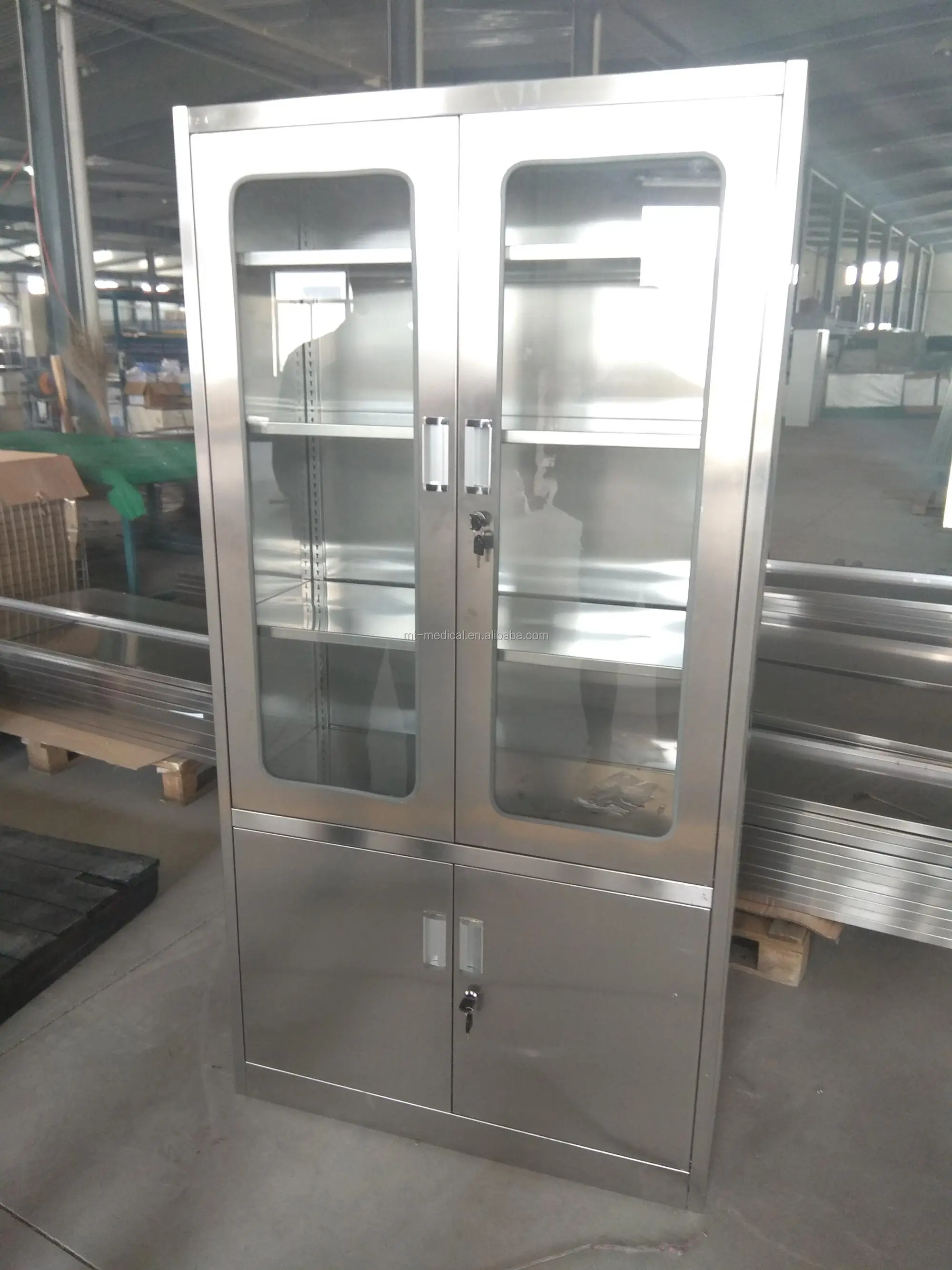 Hospital stainless steel instrument cabinet