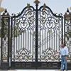 luxury Wrought Iron Gate Designs entrance/wrought iron driveway gate for Italy