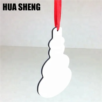 Download Blank Sublimation Wood Snowman Ornaments For Christmas ...