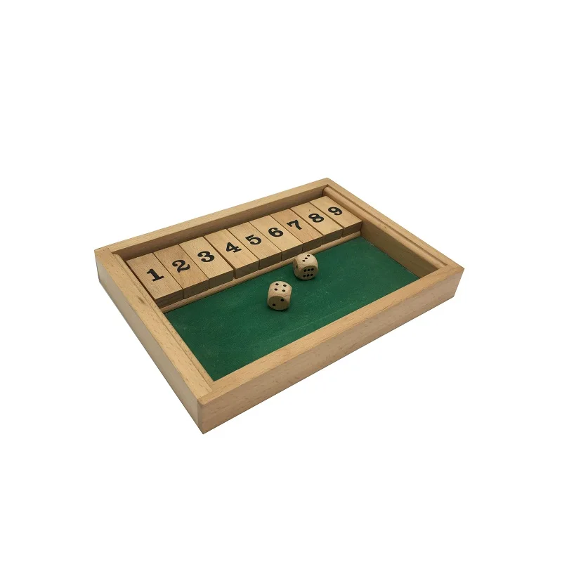 Adult High Quality Custom Shut The Box Wooden Board Game - Buy Shut The ...