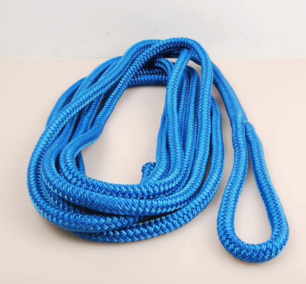 Polyester Marine Anchor Boat Mooring Safety Rope Double