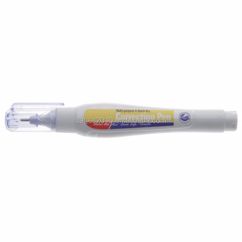 China Wholesale High Quality 12ml Quick Dry Correction Pen,White Ink
