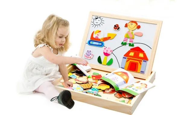Educational wooden toys magnetic drawing board.jpg