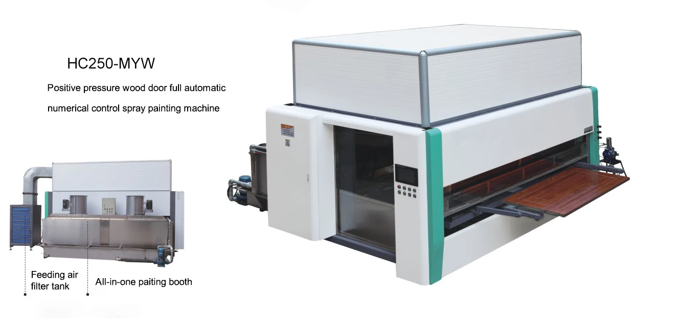 Wood Door Electric Automatic Spray Paint Machine Manufacturing Plant