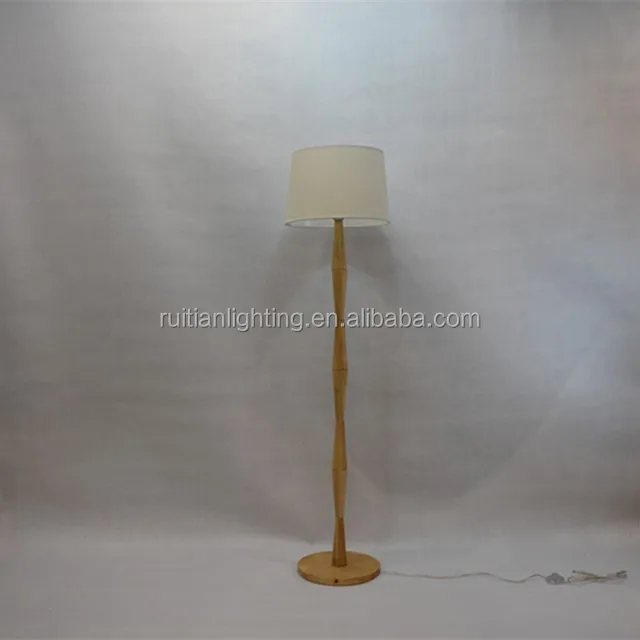 oak floor lamp base