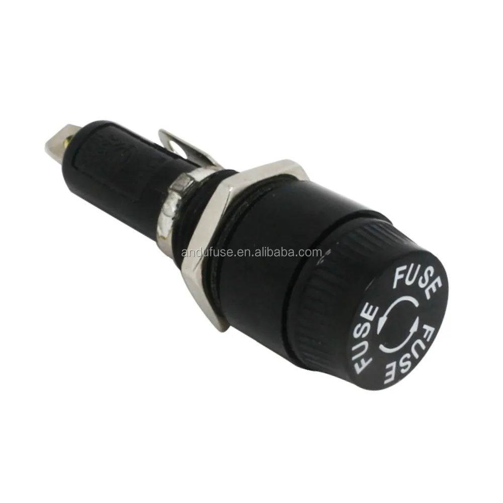 R311 Panel Mount Chassis Fuse Holder For 5x20mm Glass Fuses 10a 250v