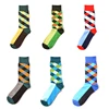 Good quality Women's Fancy Design Multi Colorful Patterned Knee Custom Men Socks Sport Striped Socks