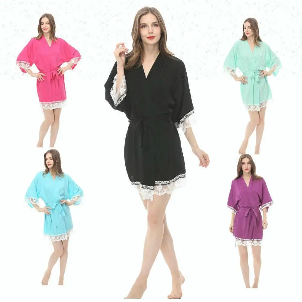 plain cotton robe