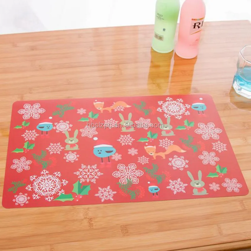 Disposable Placemats Baby 20176pcs Placemats Coaster Packing Printed