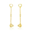 xuping jewelry the design of simple women long latest fashion earrings, korean jewelry