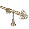 New Window Curtain Drapery pole antique bronze fit 3/4 inch rod decoration