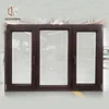 Canada Project Case Oak Wood Window 3 Panel with Built in Shutter