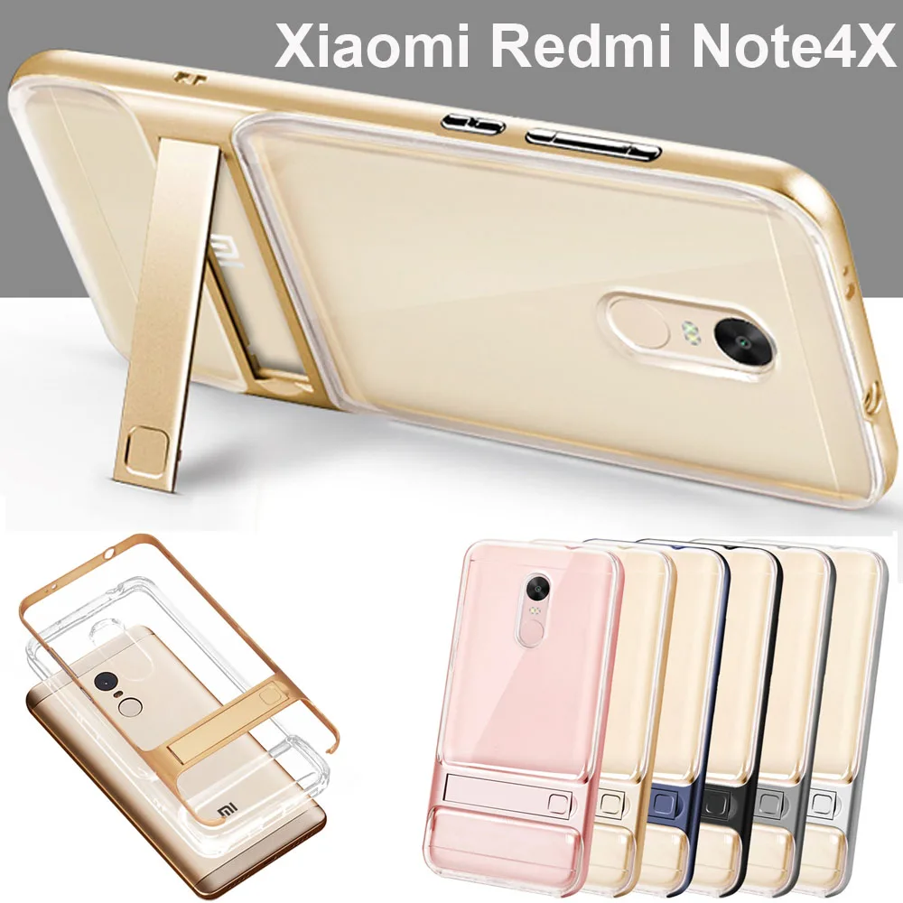 Shockproof Hybrid PC TPU Protective Clear Phone Case Cover For OPPO A71 A77 R9s R10 R11 R15 Plus F3 Stand Covers