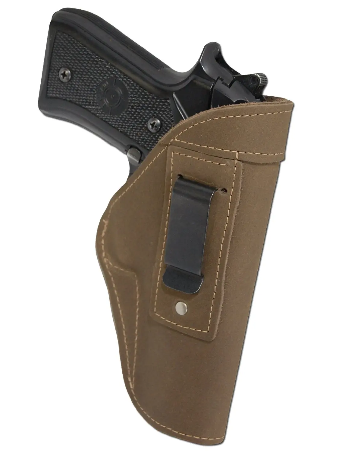 Buy NEW Barsony Olive Drab Leather IWB Gun Holster for Glock