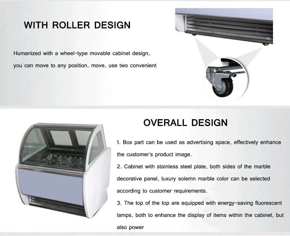 Customized Ice Cream Display Freezer/ice Cream Freezer Price/ice Cream