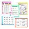 Yuansheng Manufacture High Quality OEM 10x14 inch Custom Waterproof Color Reusable Dry Erase Pockets Chart Sleecves Pack