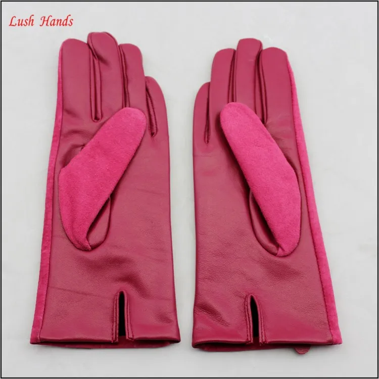 2016 ladies ross suede leather gloves dress leather gloves