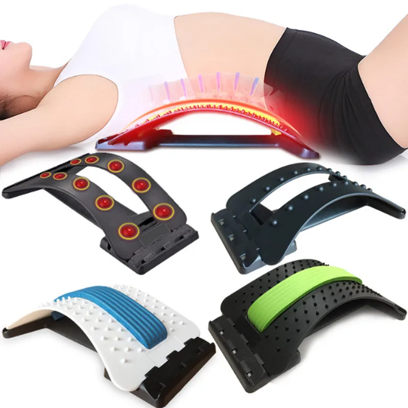 Magic Back Support Stretcher Spine Alignment Lumbar Massager Device ...