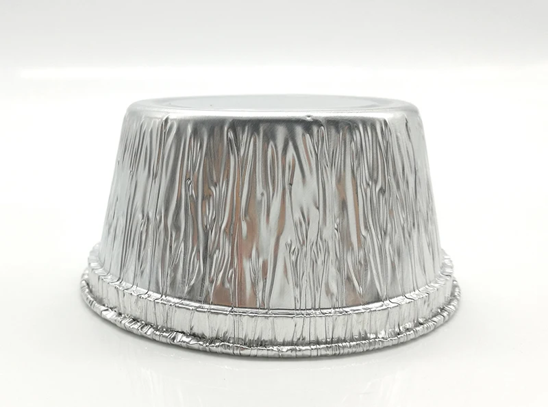 100ml Disposable Mini Aluminum Foil Baking Cups Round