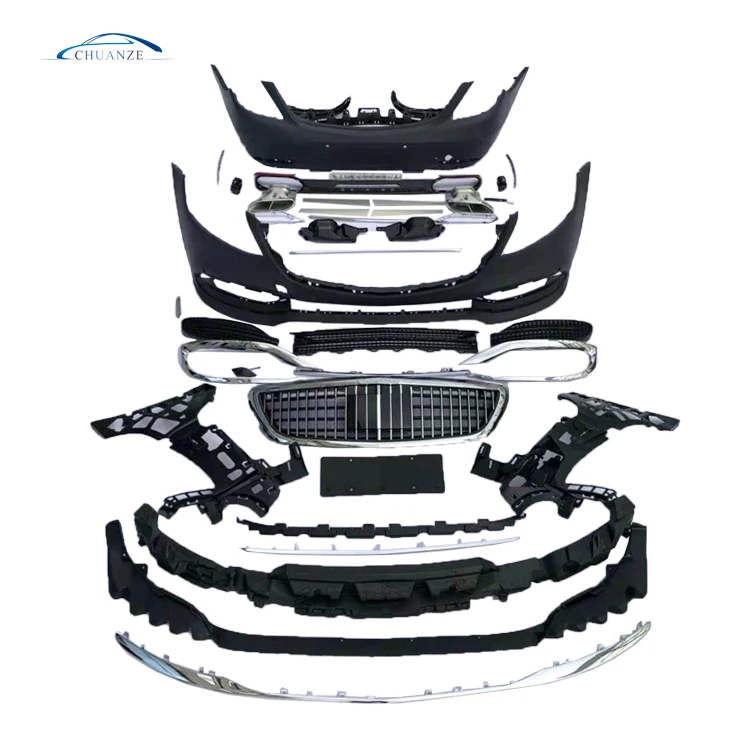 Auto Car Body Parts For Benz W222 Sclass Upgrade Babs Maybach Bumper Grille 20132019 Car Body