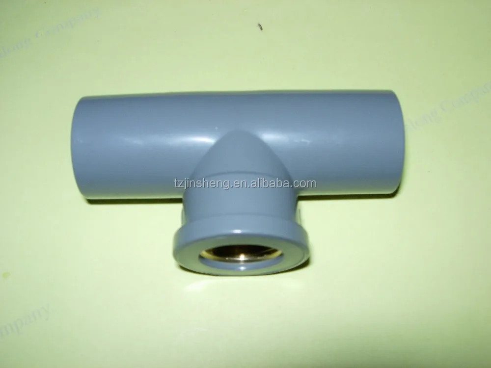 PVC Pipe fitting with brass thread