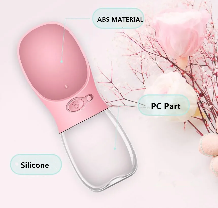 350 ML Dog Travel Water Bottle, Portable Dog Water Bottle, Dog Water Bottle For Outdoor