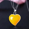 925 Sterling Silver Simple Fashion Heart Shape Pendant Blank For Inlay Base DIY Accessories Empty Charm Setting Jewelry Making