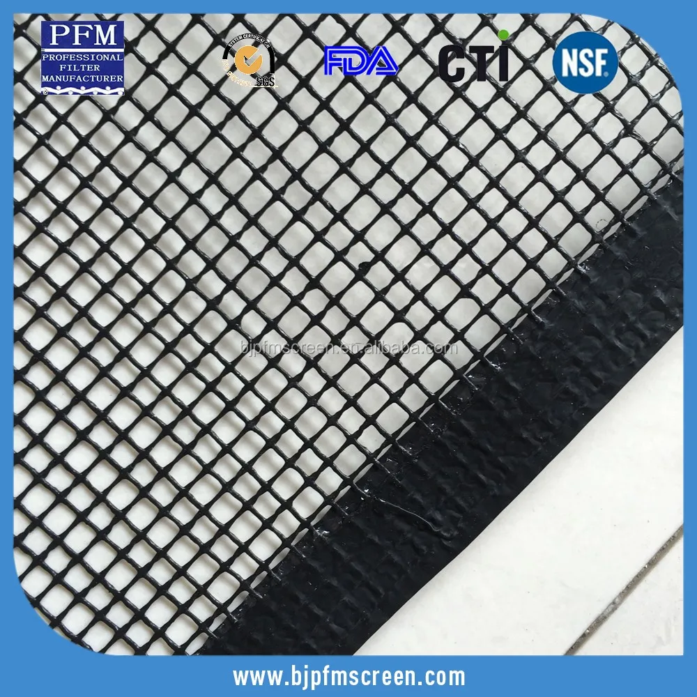 4x4mm Black Coated Kevlar Fiberglass Mesh - Buy Kevlar Mesh Belt,Esd ...