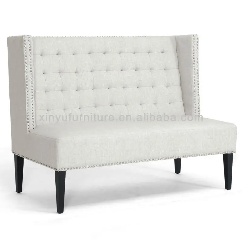 White Leather High Back Chair With Buttons Xyn435 Buy White