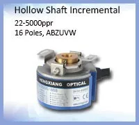 Solid solid shaft encoder for Heavy Industries with ABZUVW phase