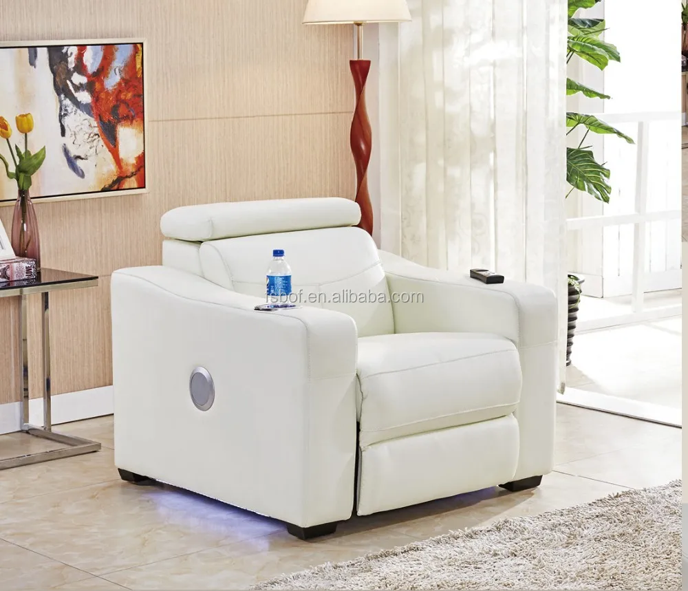 Smart Tech Bluetooth Power Reclining White Sofa Recliner With Speakers 9929 Buy Recliner With Speakers Recliner Sofa Speaker Recliner With Bluetooth Speaker Product On Alibaba Com