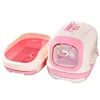 Easy To Clean Double Layer Drawer Style Large Space Cat Litter Box