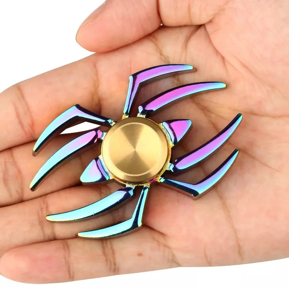 Spider Metal Spinner Edc Fidget Spinner Hands Pinner Alloy Spinner Buy Garden Metal Spinner 7821