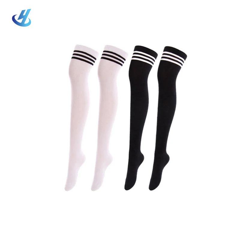 High Elasticity Girl Cotton Knee High Socks Uniform Sunny Skiing Women Tube Socks