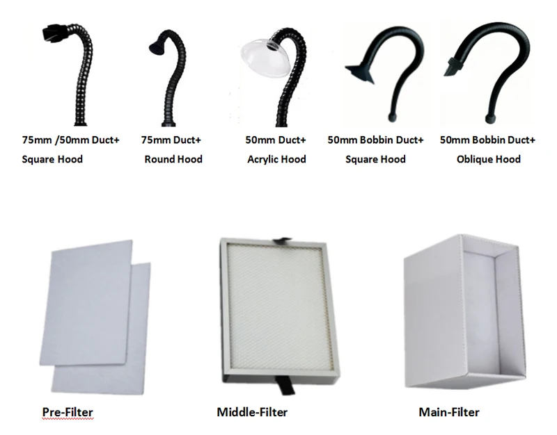 Nail Salon Fume Extractor, Professional Nail Dust Extractor