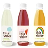 Juice drink clear bottle customized label clear heat shrink plastic film