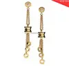 Reduced Design Fashion Gold Plated Crystal Stud Earring Drop Earrings For Wholesales