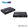 4K HDMI USB KVM Extender over IP/Fiber with Audio With IR remote/Button to control the Group ID, with LED to show the Group ID