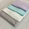 hot sale 100% polyester minky dot fabric for baby