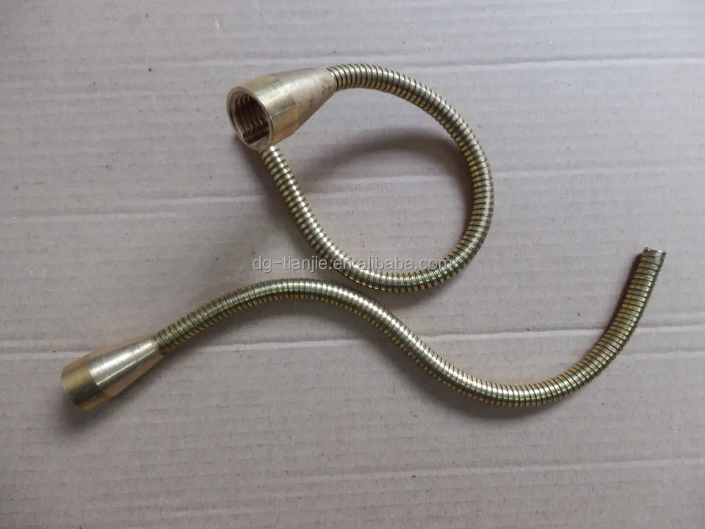 Copper Gooseneck pipe with copper fitting