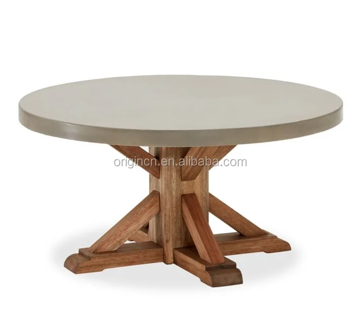 Industrial look 2015 new design patio outdoor concrete top pine ...
