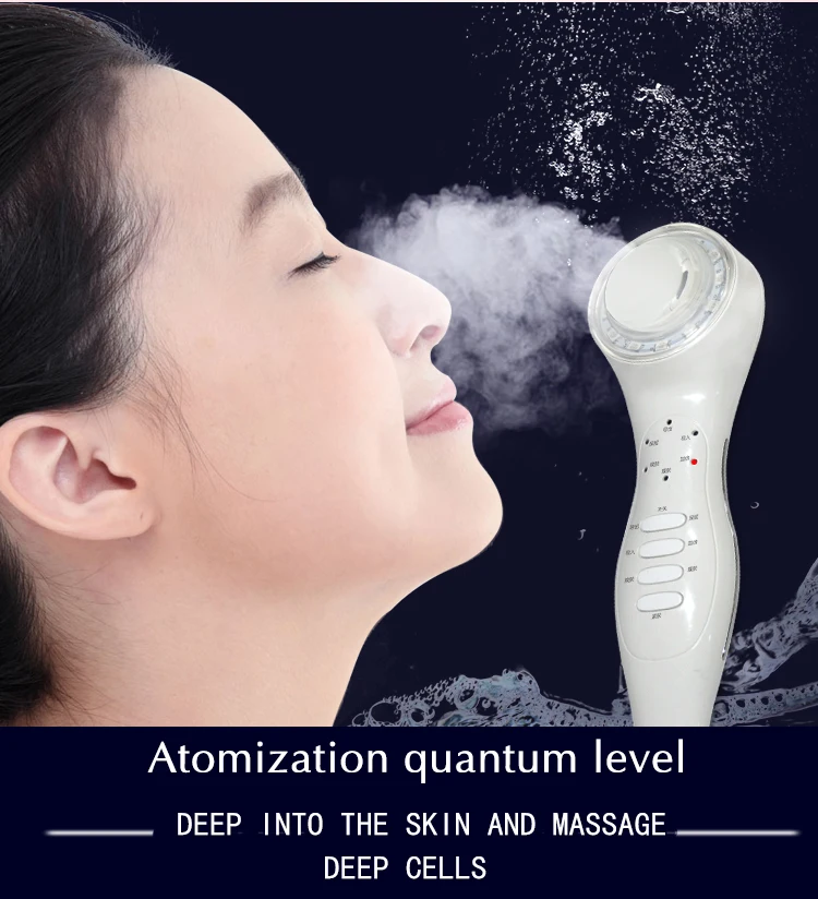Handheld Ultrasonic Face Lift Beauty Instrument at home used SUNGPO Manufacturer support IONS beauty device ele and Light Photon