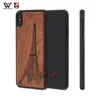 2018 Ultra Thin Wood Hybrid PC Phone Case Cover for iPhone XS Max