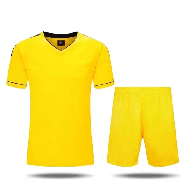 Yellow Soccer Jerseys Mew Model 