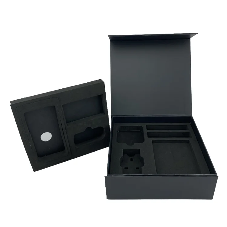 Magnetic Closure Rigid Cardboard Gift Box With Foam Insert