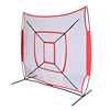 7'*7' Baseball Train Net with Single Target Frame Red Sleevelet