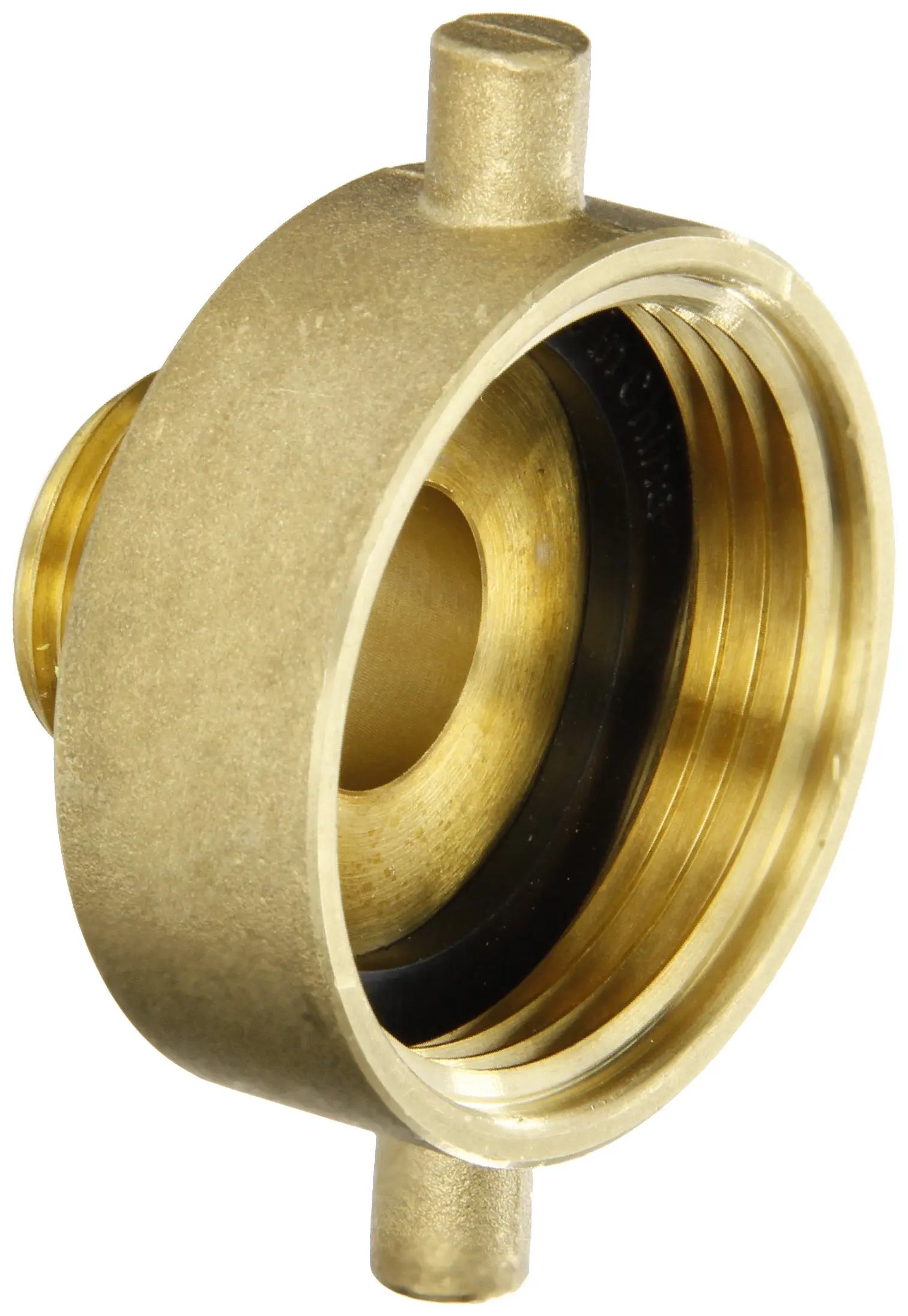 thumbnail image 2 of Dixon HA2520T Brass Fire Hose Adapter - 2-1/2" NST Female X 2" IPT Male 2 of 3