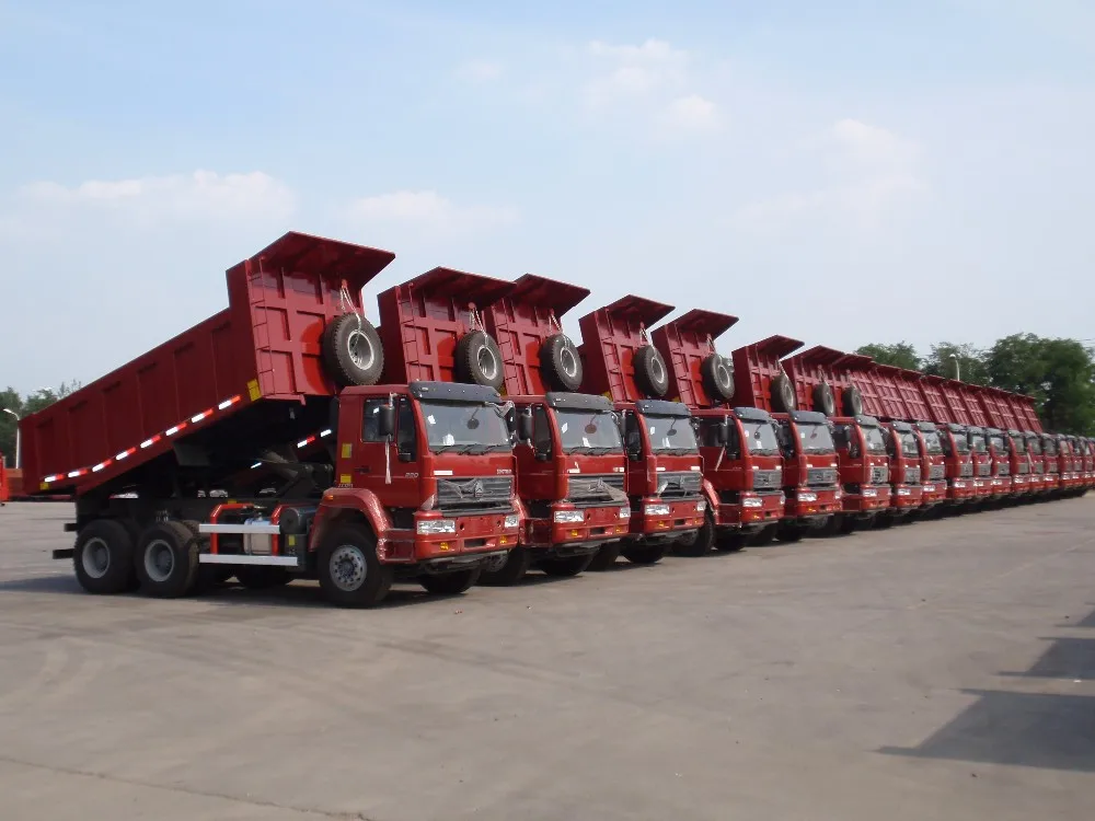 6x4 10 轮豪沃自卸车三菱扶桑卡车