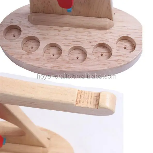 Shulemin Montessori Wooden Balance Weighing Scale Early Childhood Education  Baby Kids Toy